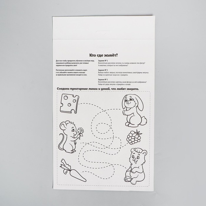 Игра на липучках &laquo;Животные&raquo; (по методике Сегена)