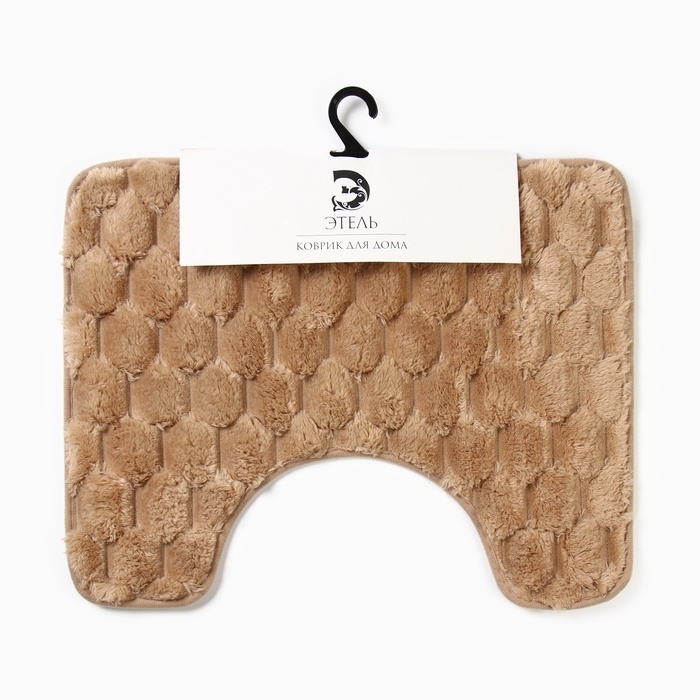 Коврик для ванной Этель Коврик для ванной Этель "Ромбы", цв. бежевый, 40х50 см