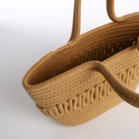 Сумка женская плетёная без застёжки, цвет бежевый Сумка женская плетёная без застёжки, цвет бежевый