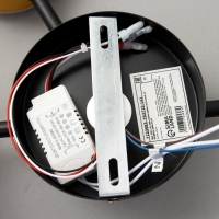 Бра 2291/2L LED 30Вт 3000-6000К черно-золотой 45.5х27х6 см