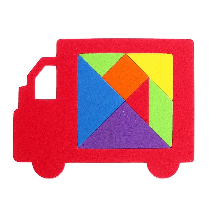 Танграм &laquo;Грузовичок&raquo;, цвета МИКС