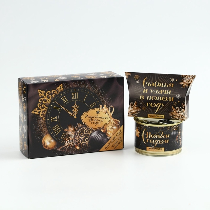 Подарочный набор новогодний «Роскошного нового года»: чай, монпансье Подарочный набор новогодний «Роскошного нового года»: чай, монпансье