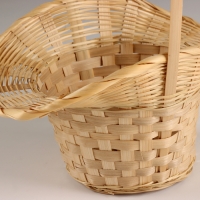 Корзина плетеная "Шляпа", D15x14/10xH33см, натуральный, бамбук Корзина плетеная "Шляпа", D15x14/10xH33см, натуральный, бамбук