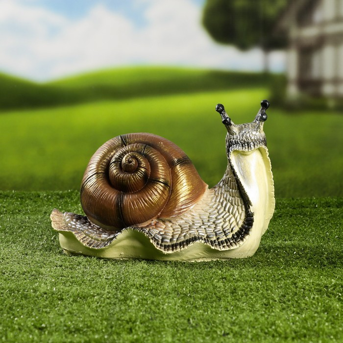 Садовая фигура Садовая фигура "Улитка ползет" 25х14х15см