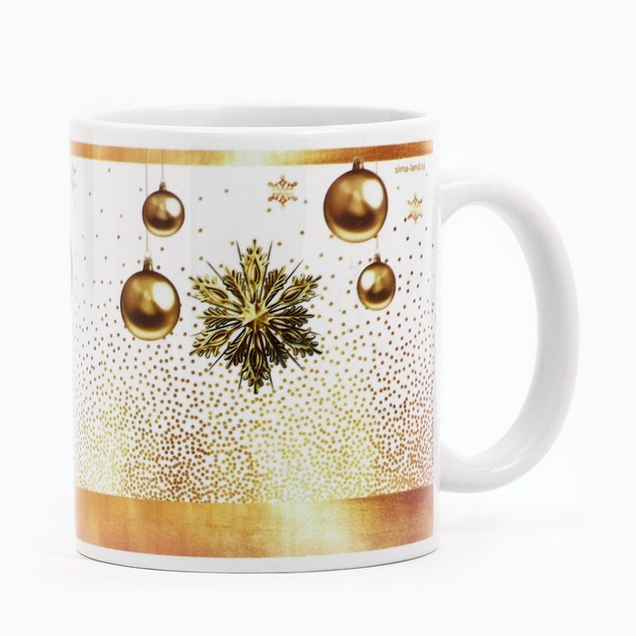 Подарочный новогодний набор: чайный домик и кружка &laquo;Новый год: Наслаждайся и думай о чуде&raquo;