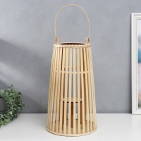 Подсвечник дерево на 1 свечу "Экология" 40х25х25 см Подсвечник дерево на 1 свечу "Экология" 40х25х25 см