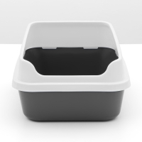 Туалет "Сима Люкс" с бортом 30 х 39 х 19 см, серый Туалет "Сима Люкс" с бортом 30 х 39 х 19 см, серый