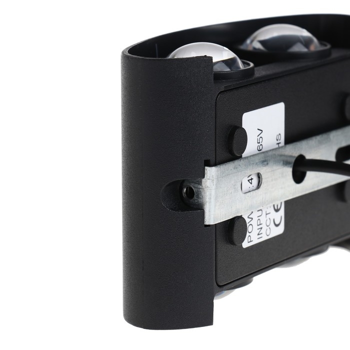 Светильник фасадный «Полусфера», FSD-073, 4 Вт, 3000К, 2 луча, IP65, 220 В, пластик, черный 100842 Светильник фасадный «Полусфера», FSD-073, 4 Вт, 3000К, 2 луча, IP65, 220 В, пластик, черный 100842