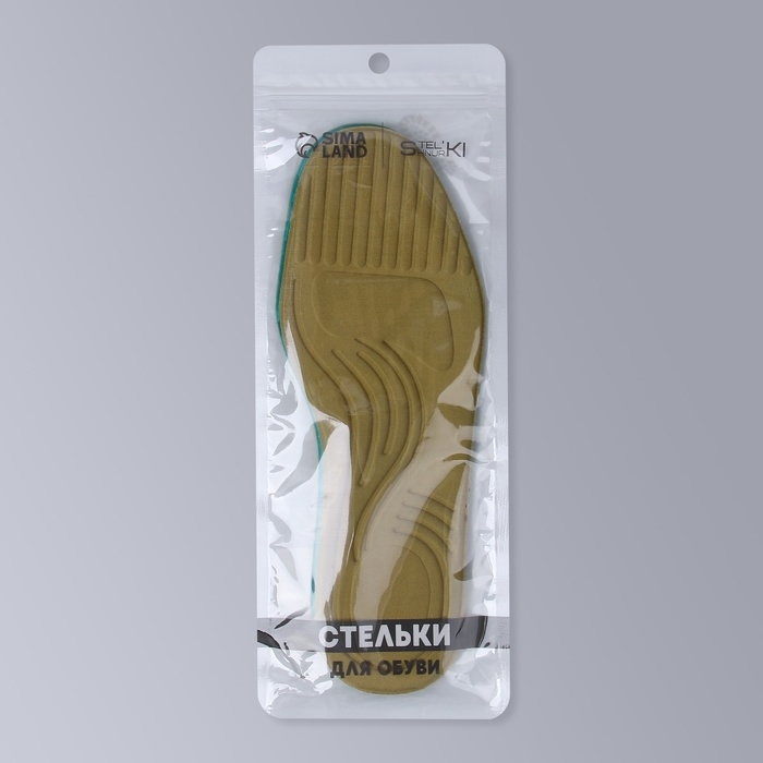 Стельки для обуви, универсальные, р-р RU до 45 (р-р Пр-ля до 45), 28,5 см, пара, цвет МИКС