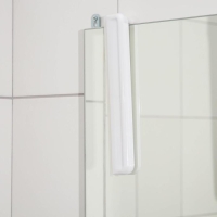 Водосгон для зеркал и душевых кабин, с подвесом, 25&times;5&times;4 см