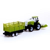 Комбайн инерционный &laquo;Фермер&raquo;, с прицепом