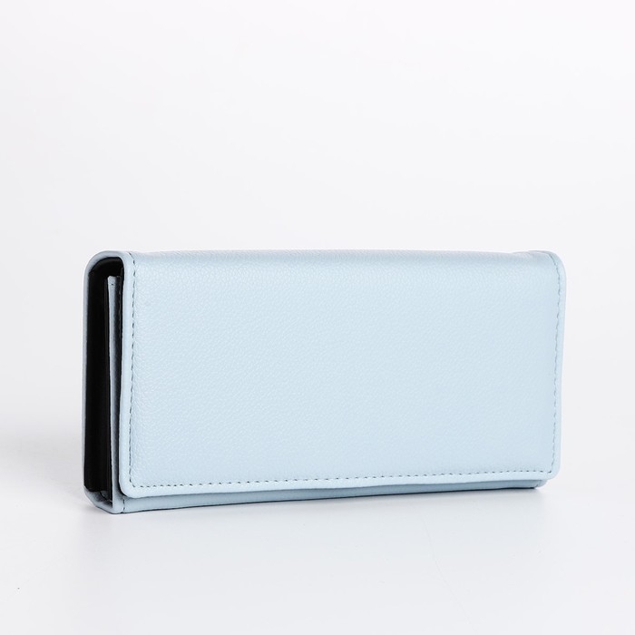 Кошелёк женский на магните, цвет голубой Кошелёк женский на магните, цвет голубой