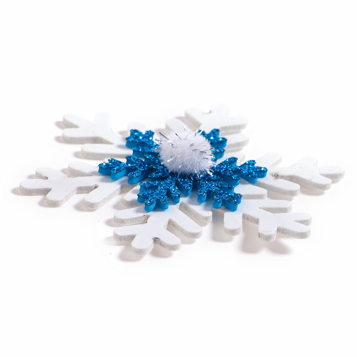 Новый год! Декор &laquo;Снежинки&raquo;, набор 6 шт.