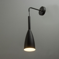 Бра "Капля" Е27 40Вт черный 10х10х35-135см Бра "Капля" Е27 40Вт черный 10х10х35-135см