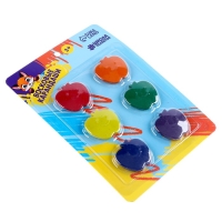 Восковые карандаши &laquo;Яблоки&raquo;, набор 6 цветов