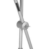 Торшер &laquo;Клюшка&raquo; 80 &times; 165 см, 10 Вт, алюминий, пластик, свечение тёплое белое