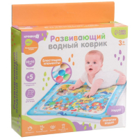 Акваковрик надувной развивающий водный коврик &laquo;Дружилки&raquo;, 80x50 см, Крошка Я