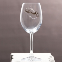 Бокал для вина новогодний &laquo;Счастья&raquo;, на Новый Год, 360 мл