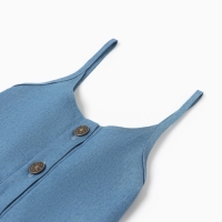 Сарафан для девочки MINAKU: Jeans collection, цвет голубой, рост 164 см Сарафан для девочки MINAKU: Jeans collection, цвет голубой, рост 164 см