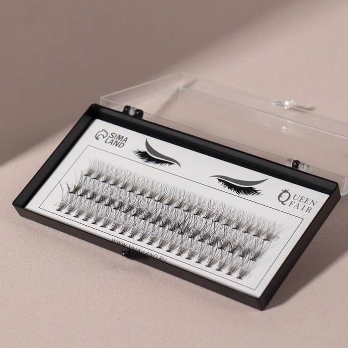 Набор накладных ресниц «Классика», пучки, 10, 12, 14 мм, толщина 0,1 мм, изгиб C, 10 D Набор накладных ресниц «Классика», пучки, 10, 12, 14 мм, толщина 0,1 мм, изгиб C, 10 D