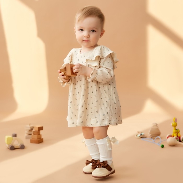 Гольфы Крошка Я &laquo;Бантик&raquo; 10-12 см, цвет белый