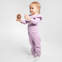 Штаны детские MINAKU, цвет сиреневый рост 62-68 см