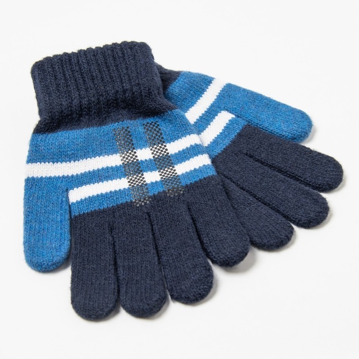 Перчатки детские, цвет тёмно-синий размер 18 Перчатки детские, цвет тёмно-синий размер 18