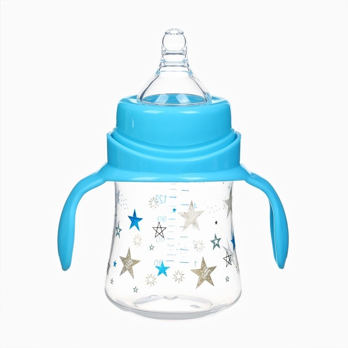 Бутылочка для кормления Ø50мм ШГ, +0мес., 150мл, цвет голубой Бутылочка для кормления Ø50мм ШГ, +0мес., 150мл, цвет голубой