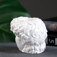 Кашпо - органайзер"Голова Давида" перламутр, 9х9х9см Кашпо - органайзер"Голова Давида" перламутр, 9х9х9см