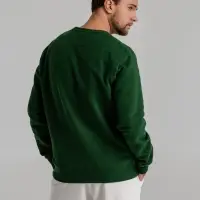 Свитшот унисекс King, темно-зеленый, размер XS