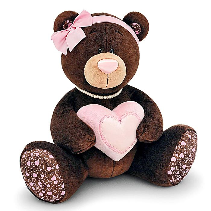 Мягкая игрушка &laquo;Медведь Milk с сердцем&raquo;, 15 см