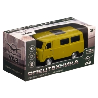 Машина металлическая «УАЗ 3962. Спецтехника», инерция, 1:32, световые и звуковые эффекты, цвет МИКС Машина металлическая «УАЗ 3962. Спецтехника», инерция, 1:32, световые и звуковые эффекты, цвет МИКС