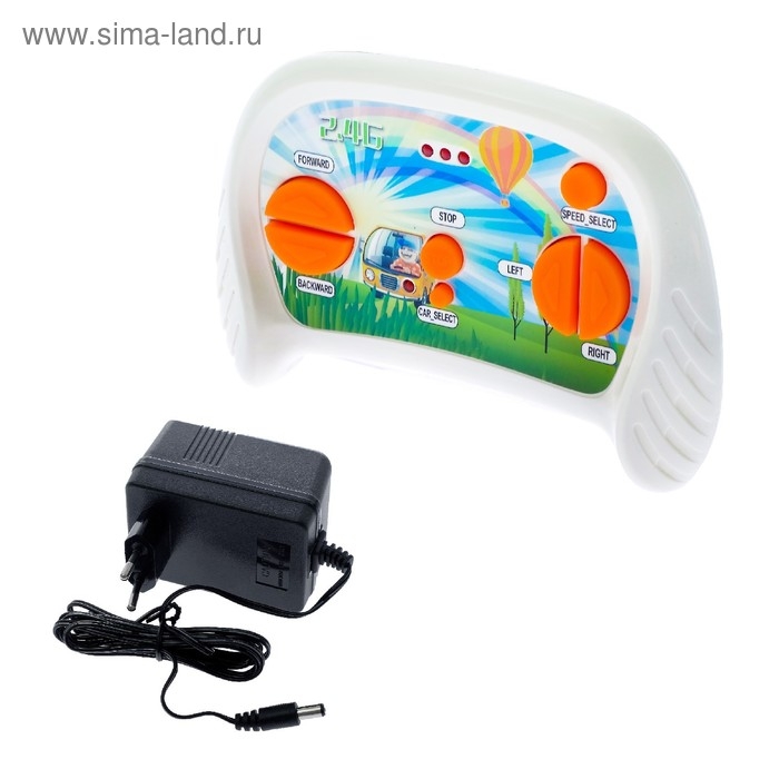 Электромобиль &laquo;БАГГИ&raquo;, полный привод 4WD, кожаное сидение, цвет белый