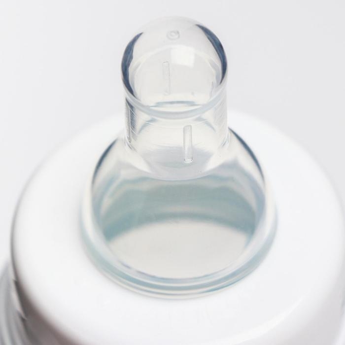 Бутылочка для кормления &laquo;Тиффани&raquo;, классическое горло, 250 мл., от 0 мес., цилиндр, с ручками