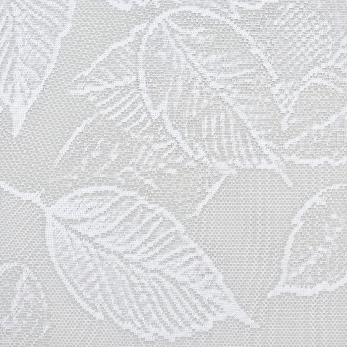 Тюль на кухню на шторной ленте 250х160 см, белый, 100% полиэстер