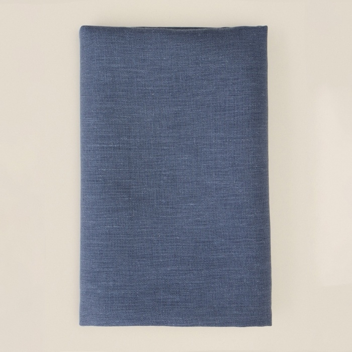 Декоративная наволочка SL Home Linen 40*40 см,  цв. синий, 100%лён