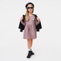 Платье детское KAFTAN "Dream" р.32 (110-116), коричневый