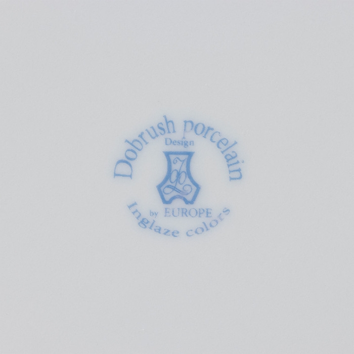 Тарелка фарфоровая &laquo;Зимний лес&raquo;, d=20 см, цвет белый