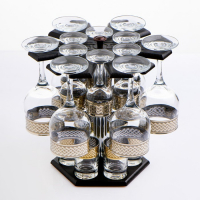 Мини-бар 18 предметов вино Карусель Скандинавия, темный 240/55/50 мл Мини-бар 18 предметов вино Карусель Скандинавия, темный 240/55/50 мл