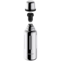 Термос Flask 1000, вакуумный, стальной зеркальный Термос Flask 1000, вакуумный, стальной зеркальный