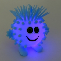 Мяч детский резиновый ёжка световой «Улыбака», цвета МИКС, в шоубоксе Мяч детский резиновый ёжка световой «Улыбака», цвета МИКС, в шоубоксе