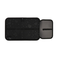 Пенал 1 секция 130 х 190 х 30 мм, с откидной планкой, ПКТ 07-22-19 "Аниме с мишкой" ламинированный картон, рисунок с эффектом металлика