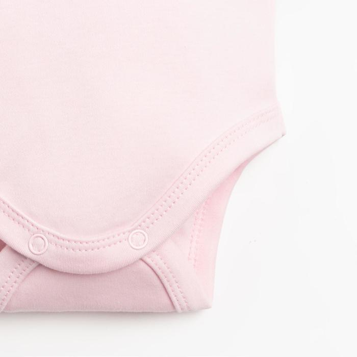 Боди Крошка Я Боди Крошка Я "Чёрный бант", розовый, р.22, рост 62-68