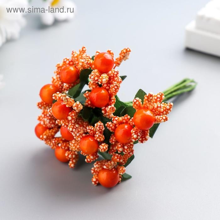 Декор для творчества Декор для творчества "Шарики в цветах" (1 набор=1 букет) в букете 12 шт МИКС 10х2,5х2,5 см