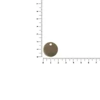 Шильдик металлический Alfa Sirkel, бронзовый