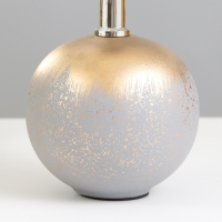 Настольная лампа "Балле" 1хE14 серый 15х15х26 см RISALUX