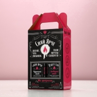 Подарочный набор ЧИСТОЕ СЧАСТЬЕ &laquo;Сияй ярче!&raquo;: гель для душа и пена для ванны виски, 2х250 мл