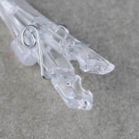 Гирлянда &laquo;Нить&raquo; 5 м с насадками &laquo;Прищепки&raquo;, IP20, прозрачная нить, 20 LED, свечение мульти (RG/RB), мигание, 220 В