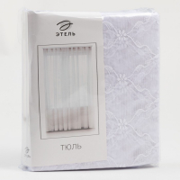 Тюль "Этель" Италия, 150х250 см с фестоном, 62 г/м²,100% п/э Тюль "Этель" Италия, 150х250 см с фестоном, 62 г/м²,100% п/э