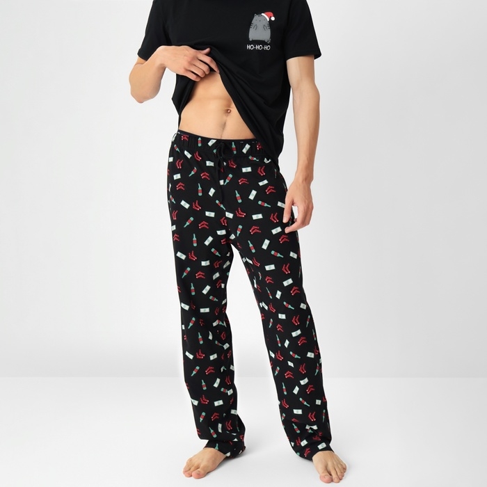 Пижама мужская KAFTAN ho ho ho, р.50